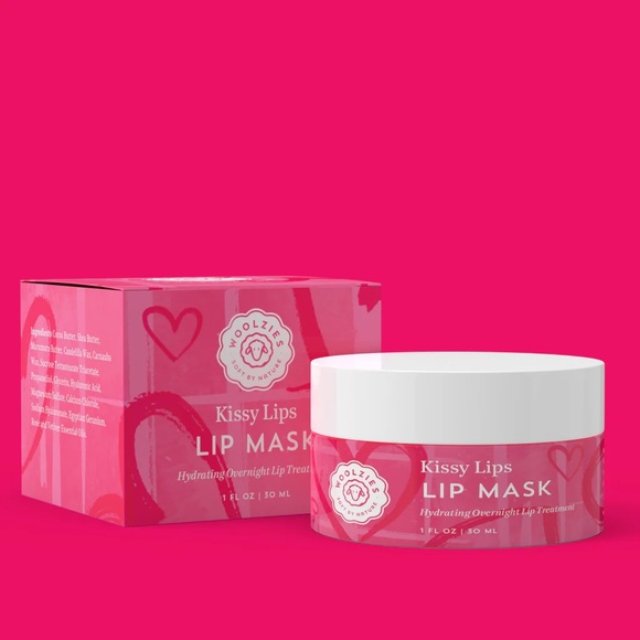 Woolzie Kissy Lips Lip Mask - Pink - Picture 1 of 1